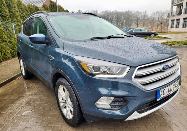 Ford Escape cena 73500 przebieg: 86840, rok produkcji 2019 z Pniewy małe 137